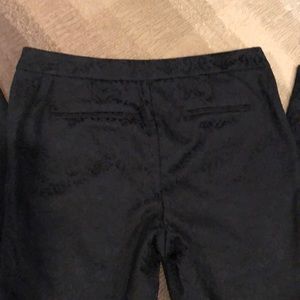 EUC Dana Buchman Black Juckard Black Pants size 6